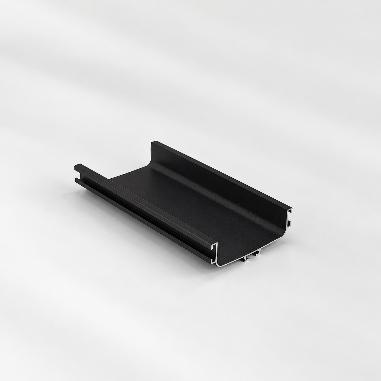 Hidden handle, U model, super matte black